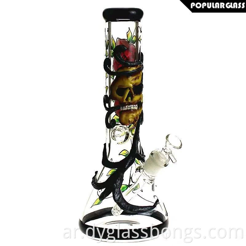 Saml Glass 7mm thick Beaker water pipe bong6